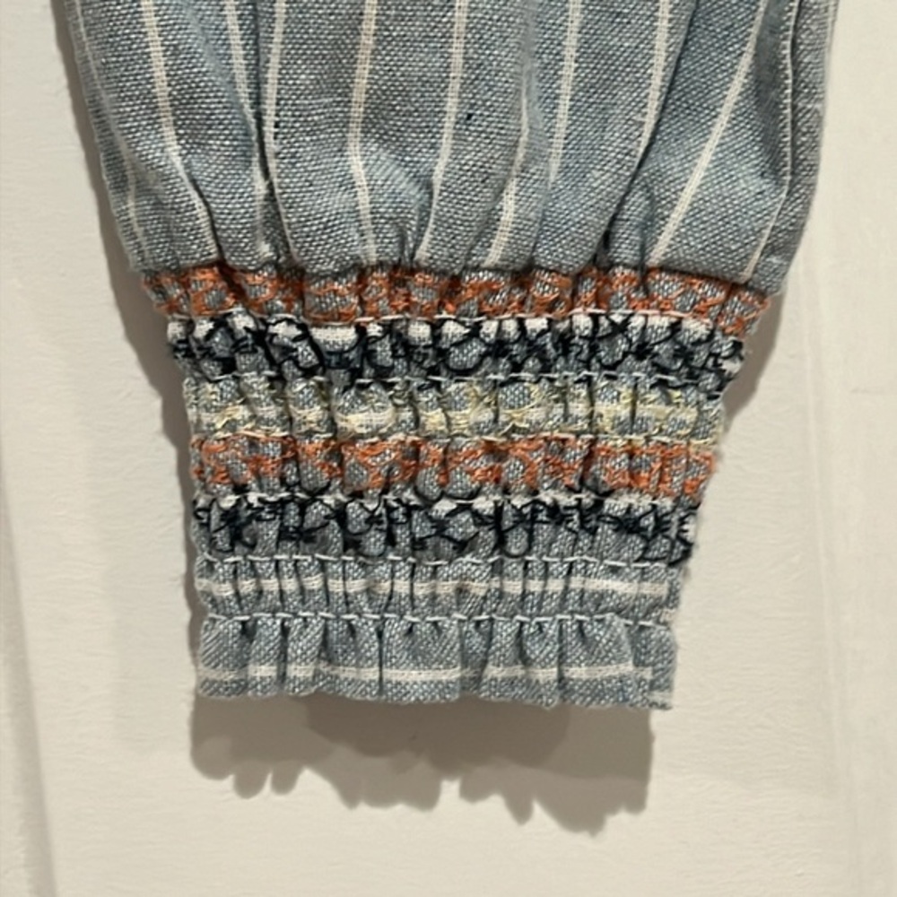 Miss me small denim wrap top embroidered - Picture 3 of 5